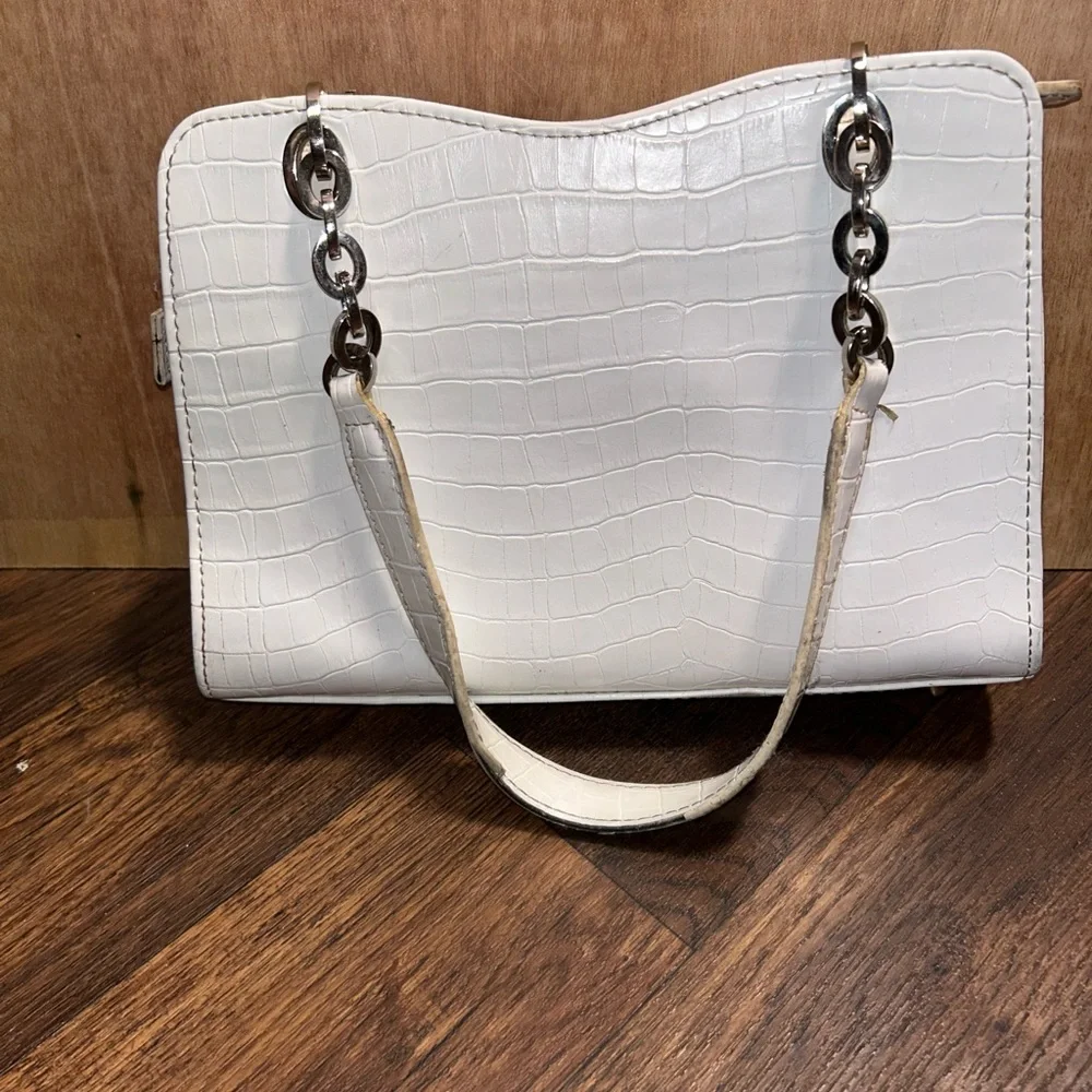 Prada White Shoulder Bag with Silver Hardware - Picture 2 of 5